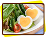 どきどきハートのゆで卵サラダ