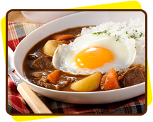 みんな大好き♪ 目玉焼きのっけカレー！